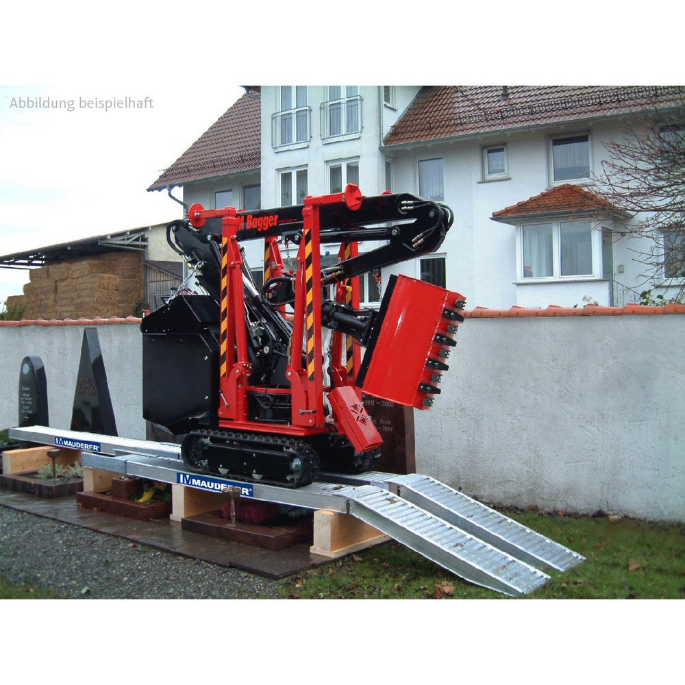 MAUDERER® Verladebrücke RTO, zur horizontalen Überbrückung, Tragkraft/Paar 2.800 kg, LxB 2.500 x 550 mm