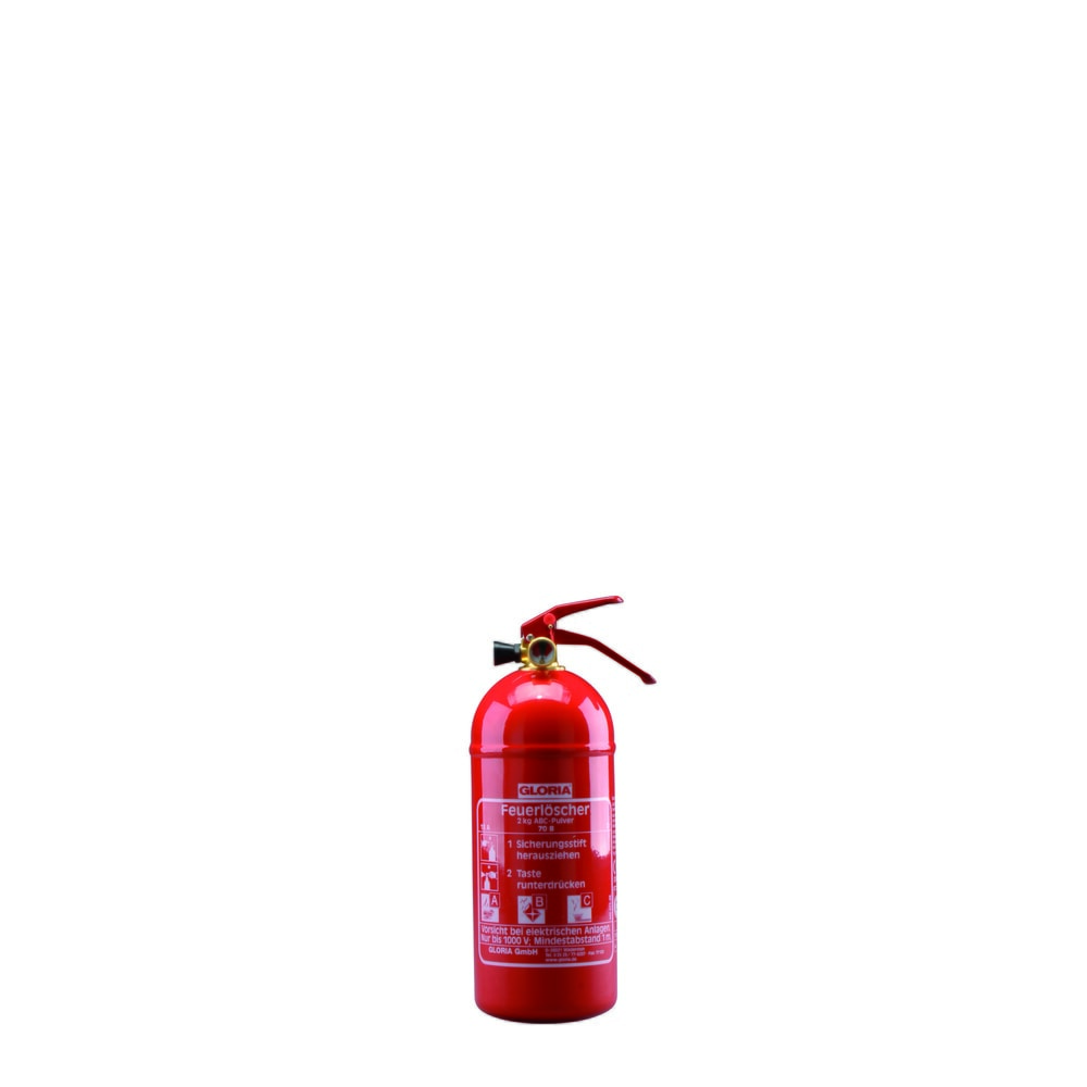 GLORIA® Dauerdruckfeuerlöscher PD2GA m.M.o.Pr. m.Kfz.-Halter (D/A)