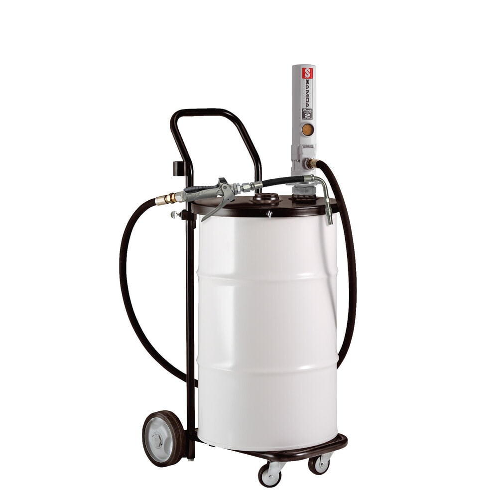 SAMOA Mobile Abfüllanlage PumpMaster 2 3:1 für 50/60 Liter- Fässer mit Füllpistole