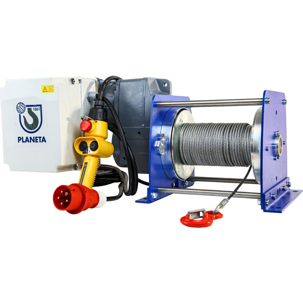 PLANETA Elektro-Seilwinde PFW-C, Seillänge 50 m, TK 500 kg, 230 V