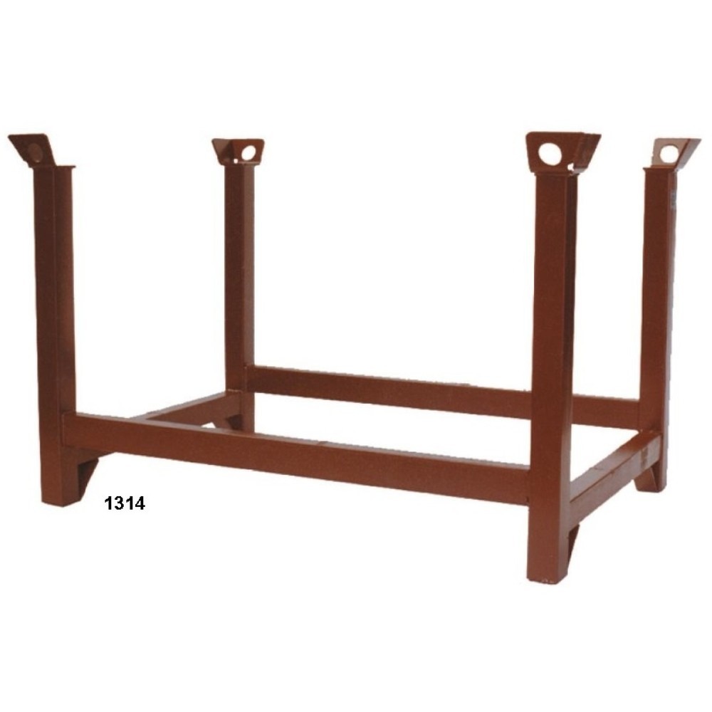 Eichinger® Stapelpaletten-Gestell, 2000 kg, LxBxH 1500x1000x750 mm, schokoladenbraun