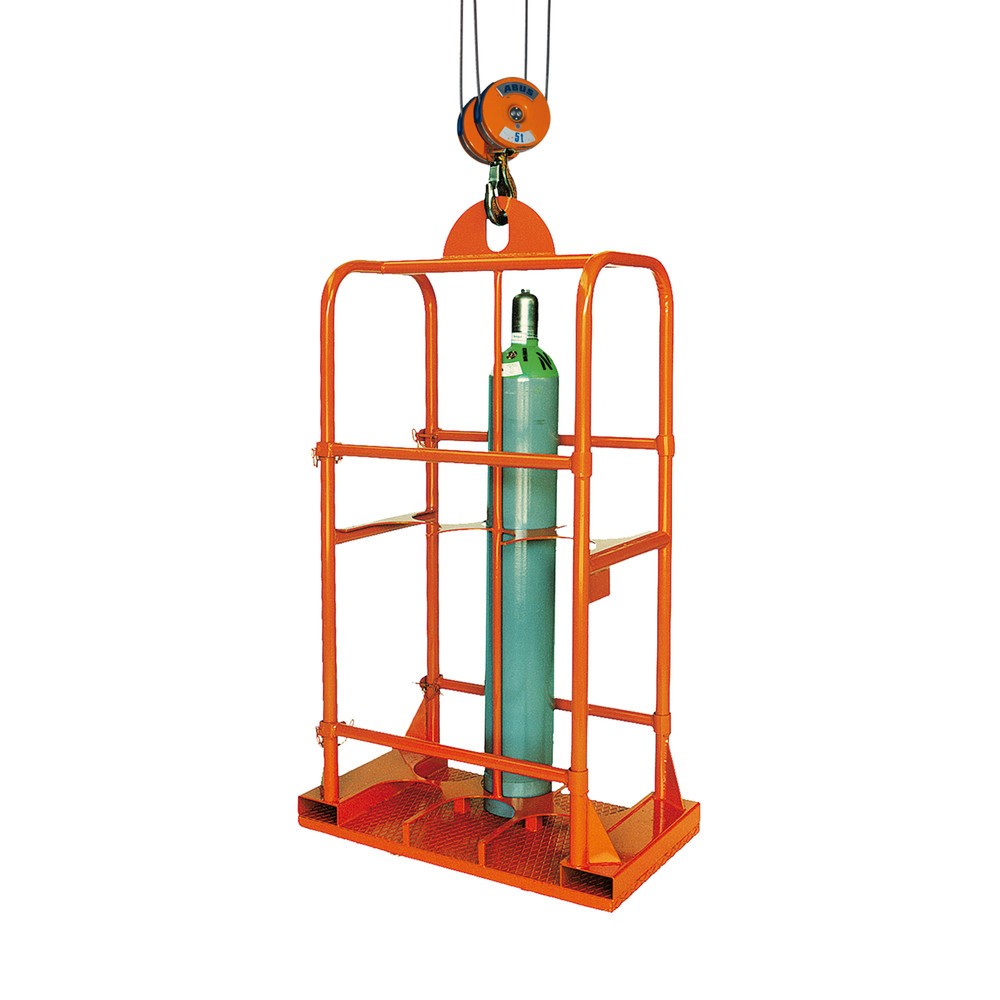 Eichinger® Gasflaschenkorb, 6 Flaschen ø 250 mm, reinorange