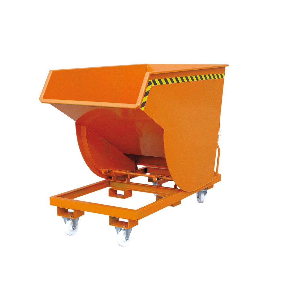Eichinger® Schwerlast-Kippbehälter in hoher Bauhöhe, TK 2500 kg, 2500 Liter, reinorange