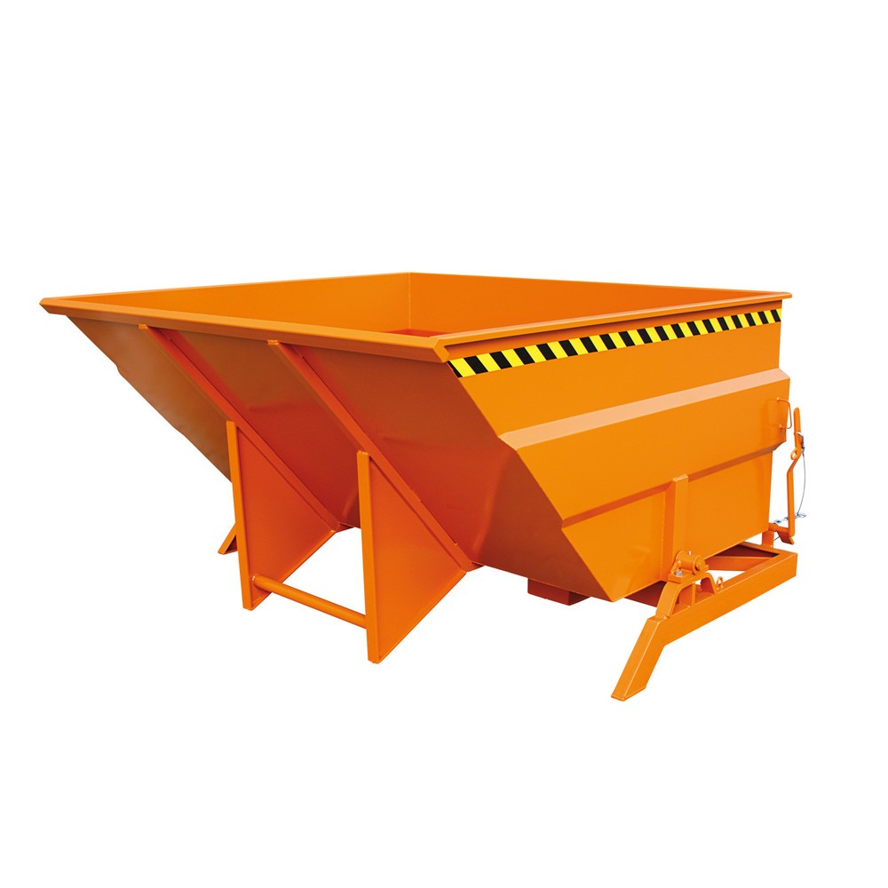 Eichinger® Kippbehälter extragross und massiv, 2500 kg, 4000 Liter, reinorange
