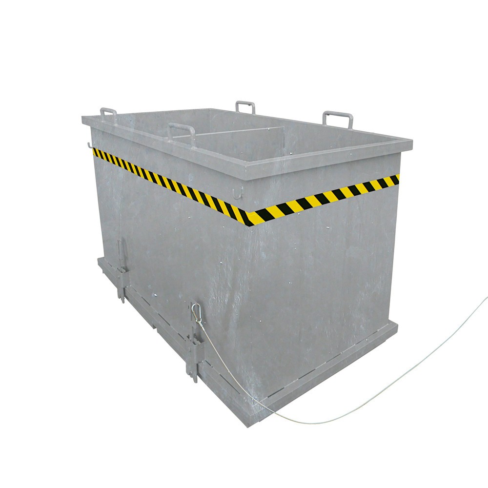 Eichinger® Klappbodenbehälter Sortiersystem, 3x600 LIter feuerverzinkt