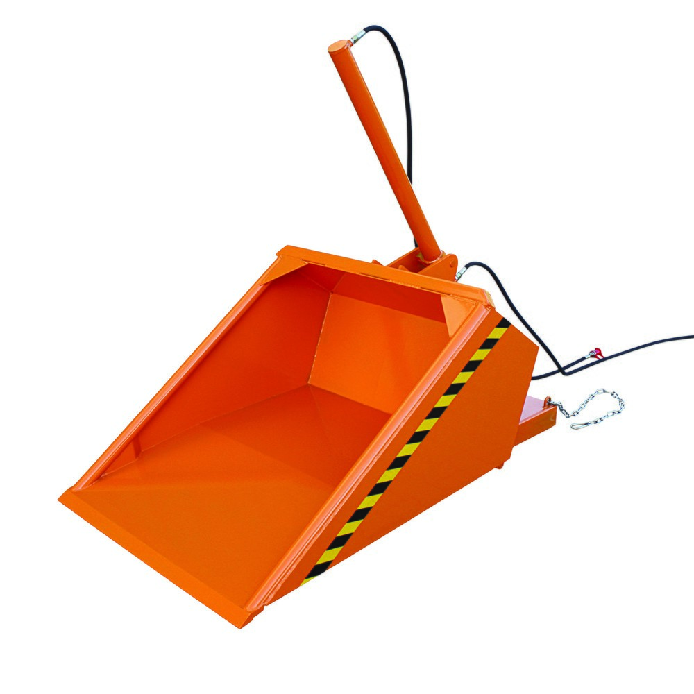 Eichinger® Schaufel mit hydraulischer Kippvorrichtung, 1000 kg, 500 Liter, reinorange