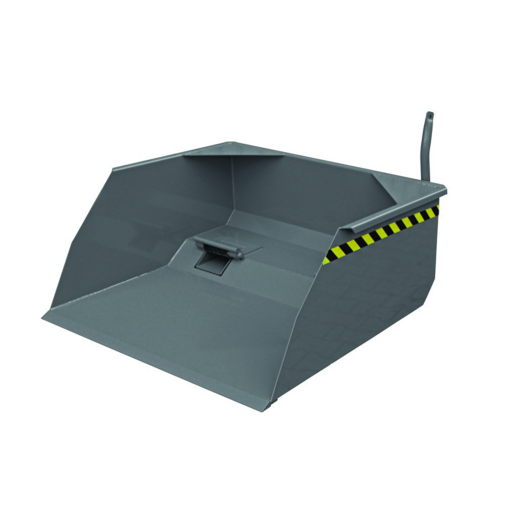 Eichinger® Schaufel mit Staplergabel-Durchschub, 1500 kg, 300 Liter anthrazitgrau