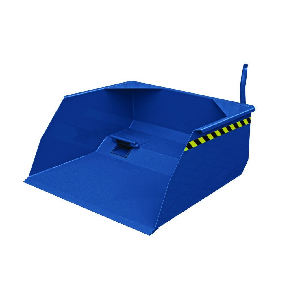 Eichinger® Schaufel mit Staplergabel-Durchschub, 1500 kg, 300 Liter enzianblau