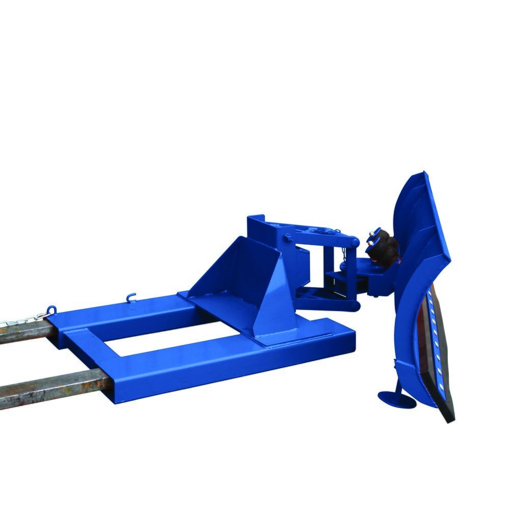 Eichinger® Schneepflug mit Niveauausgleich, Einfahrtasche unten Schildbreite 2400 mm enzianblau, gummi