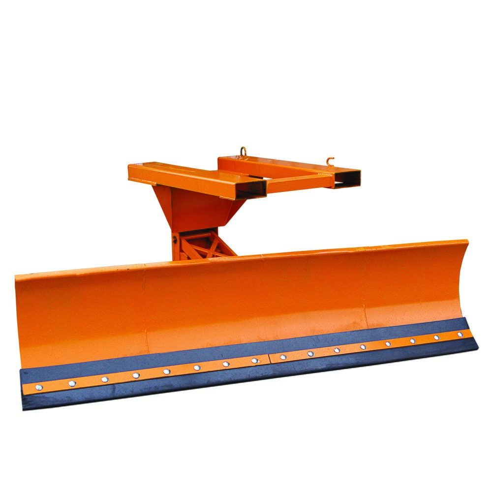 Eichinger® Schneepflug mit Niveauausgleich, Einfahrtasche oben Schildbreite 2400 mm reinorange, stahl