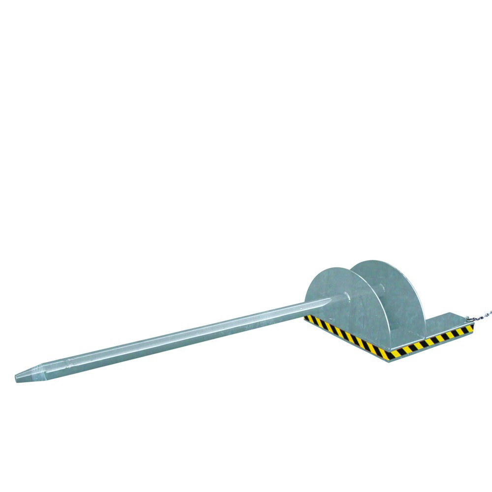 Eichinger® Tragdorn Aufnahme über Gabelzinken, 1000 kg, Länge 3800 mm, Dorn Durchm. 85 mm, feuerverzinkt