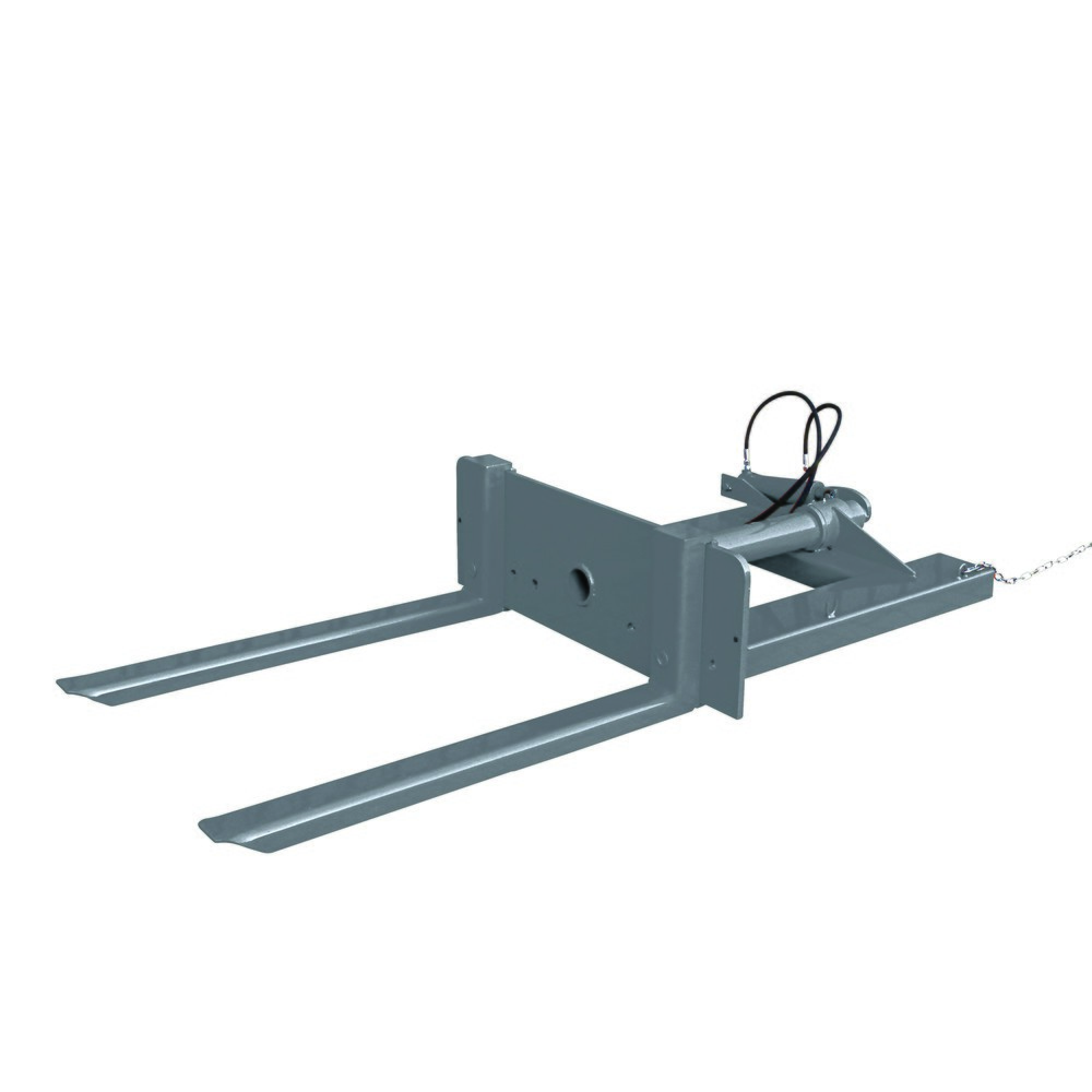 Eichinger® Behälterkipper hydraulisch für Behälter mit Staplerschuhen, 1500 kg, anthrazitgrau