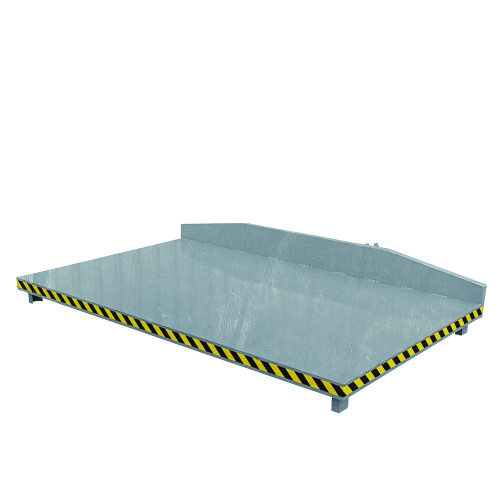 Eichinger® Sammelplattform, LxB 4000x1790 mm, feuerverzinkt