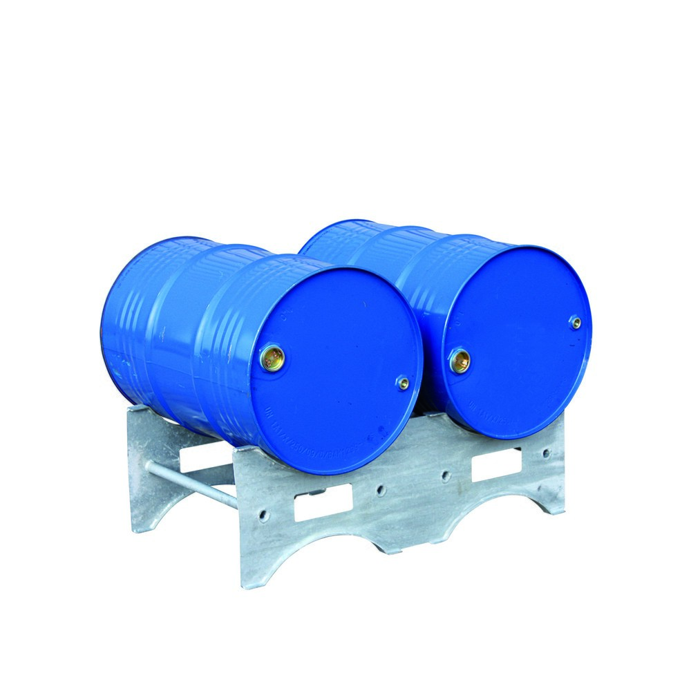 Eichinger® Fasspalette modular zu ergänzen und zu stapeln, 2 x Fässer enzianblau