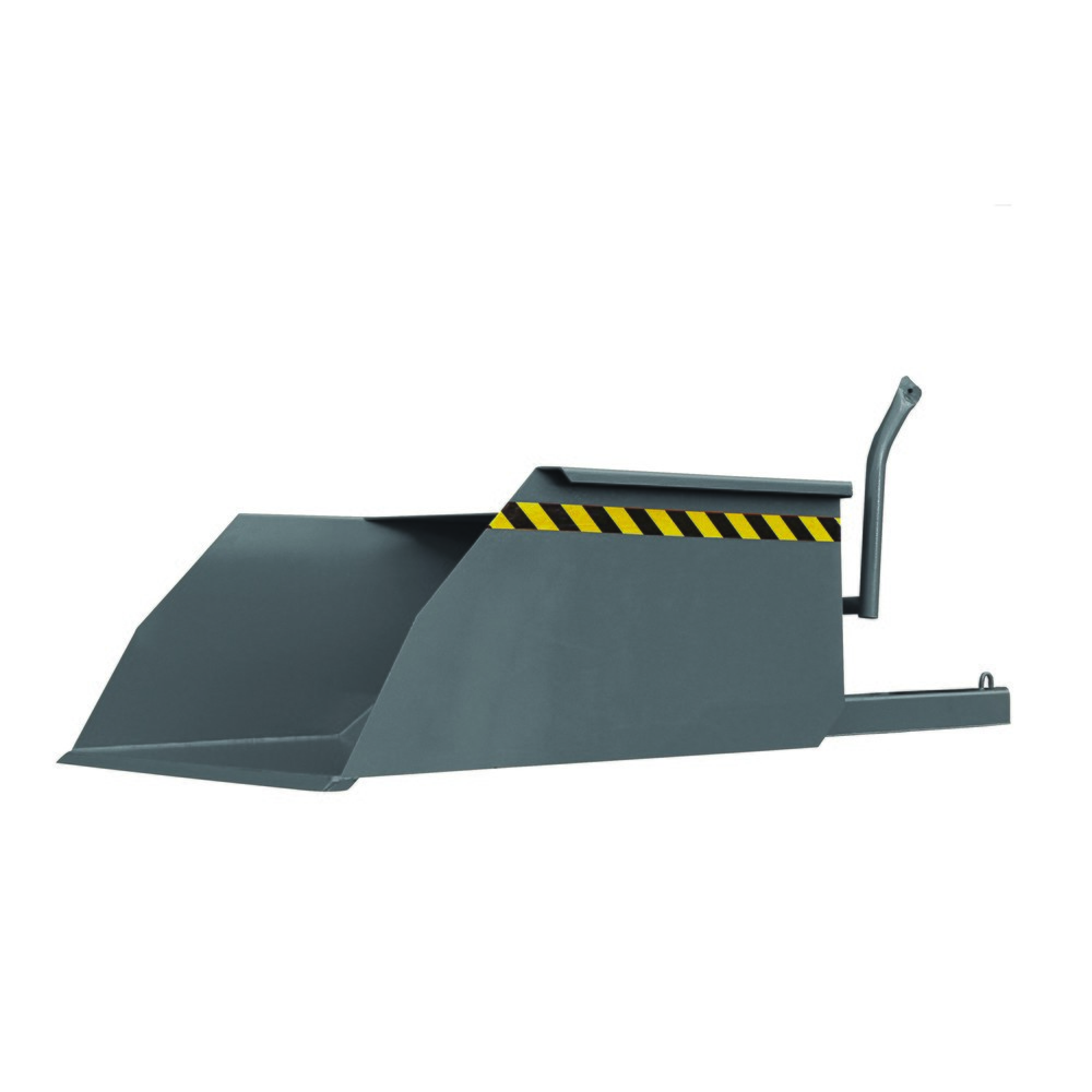 Eichinger® Schaufel mit geschlossenen Stapler-Einfahrtaschen, 1500 kg, 300 Liter anthrazitgrau