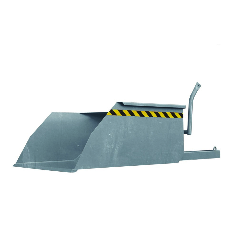 Eichinger® Schaufel mit geschlossenen Stapler-Einfahrtaschen, 2000 kg, 400 Liter feuerverzinkt