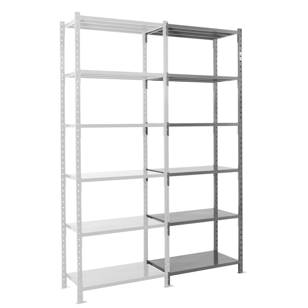 ManOrga Fachbodenregal, AF, mit Stahlpaneelen, FL 500 kg, HxBxT 3.000 x 1.010 x 500 mm