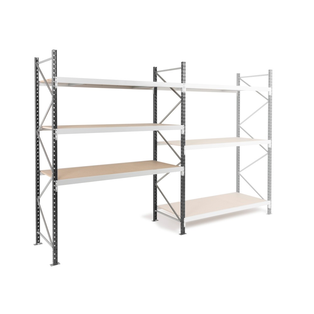 ManOrga Weitspannregal, mit Spanplatten, GF, HxBxT 2.000 x 3.000 x 800 mm