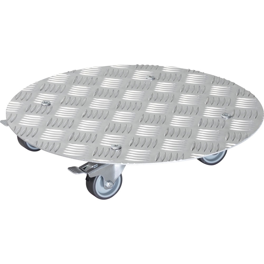 WAGNER Pflanzenroller ALASKA Ø 38 x 7,5 cm Alu, TK 150 Kg