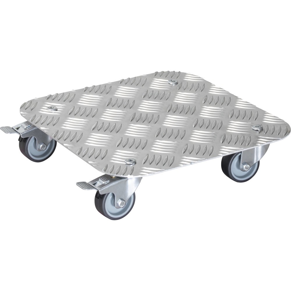 WAGNER Pflanzenroller ALASKA 29 x 29 x 7,5 cm Alu, TK 150 Kg