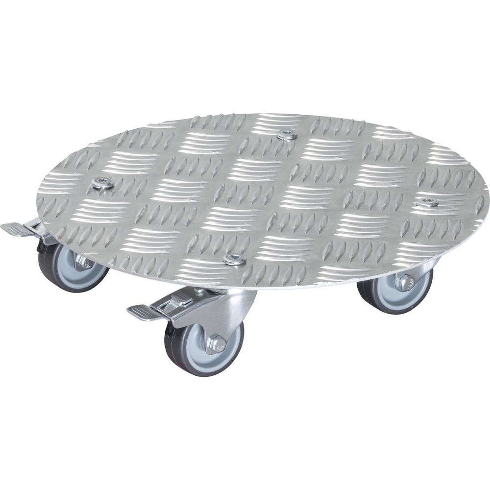 WAGNER Pflanzenroller ALASKA Ø 30 x 7,5 cm Alu, TK 150 Kg