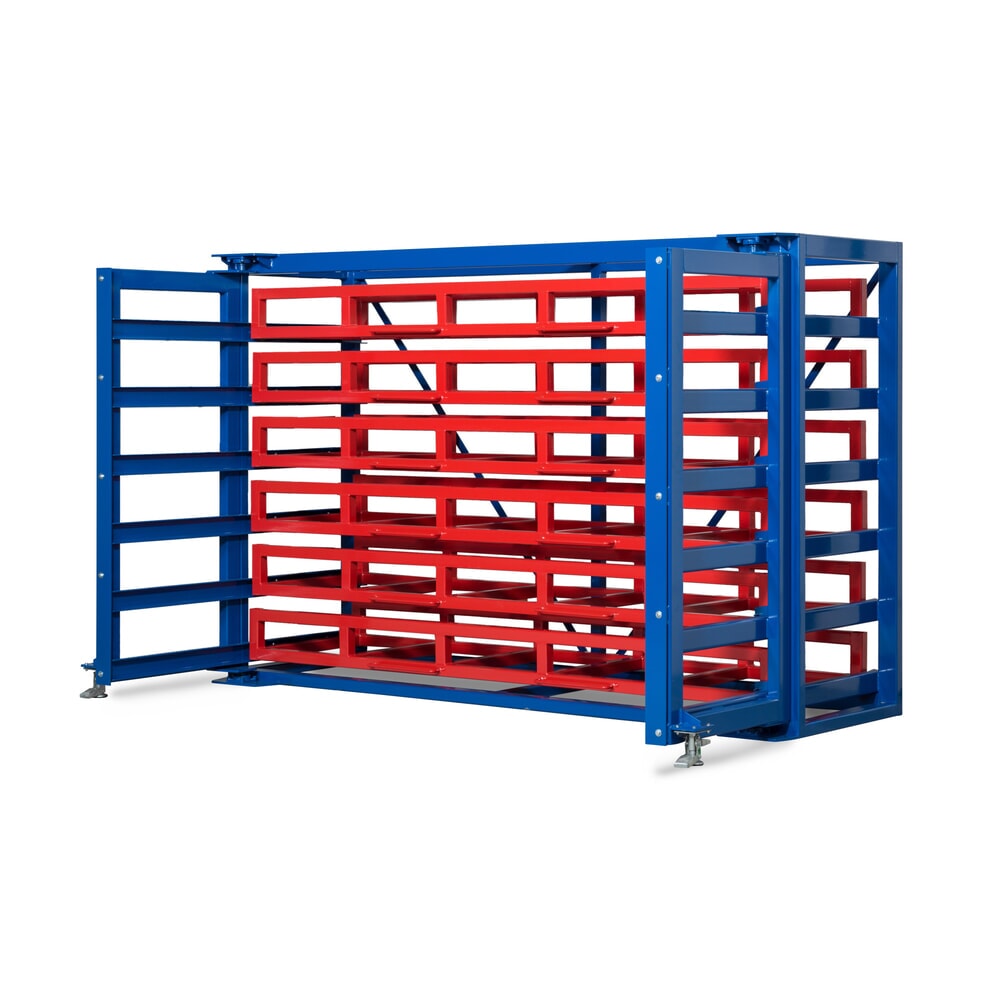 RR-Industrietechnik® Kassetten-Schubfachregal Typ RKS, Fachlast je Schublade bis 2000 kg, 100% ausziehbare Schubladen