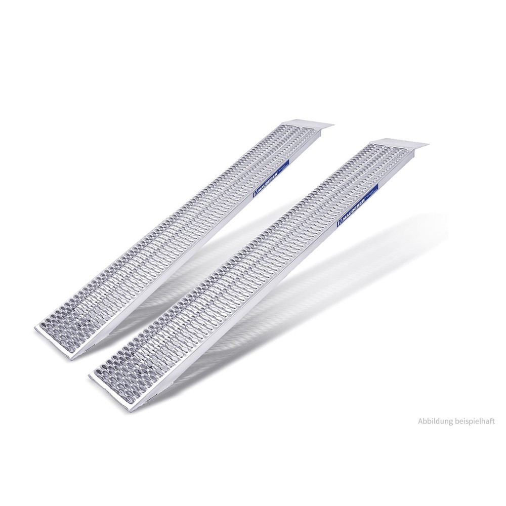 MAUDERER® Verladeschienen SuperGrip SGV, höchste Rutschfestigkeit, für leichte bis mittelschwere Ladegüter, Tragkraft/Paar 1.000 kg, LxB 2.500 x 310 mm