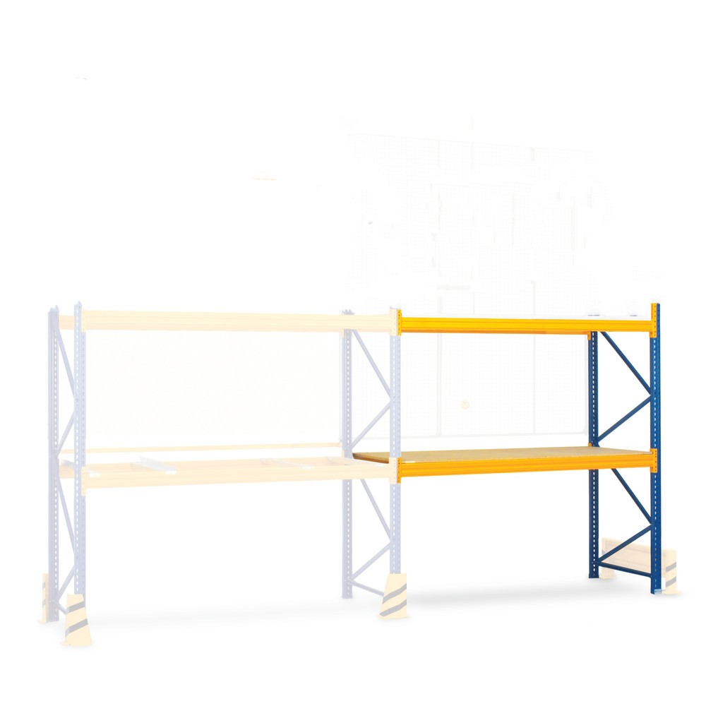 Jungheinrich™ Palettenregal Typ MPB, Anbaufeld, Fachlast 3000 kg, 9 Palettenplätze, 3,5 m Höhe