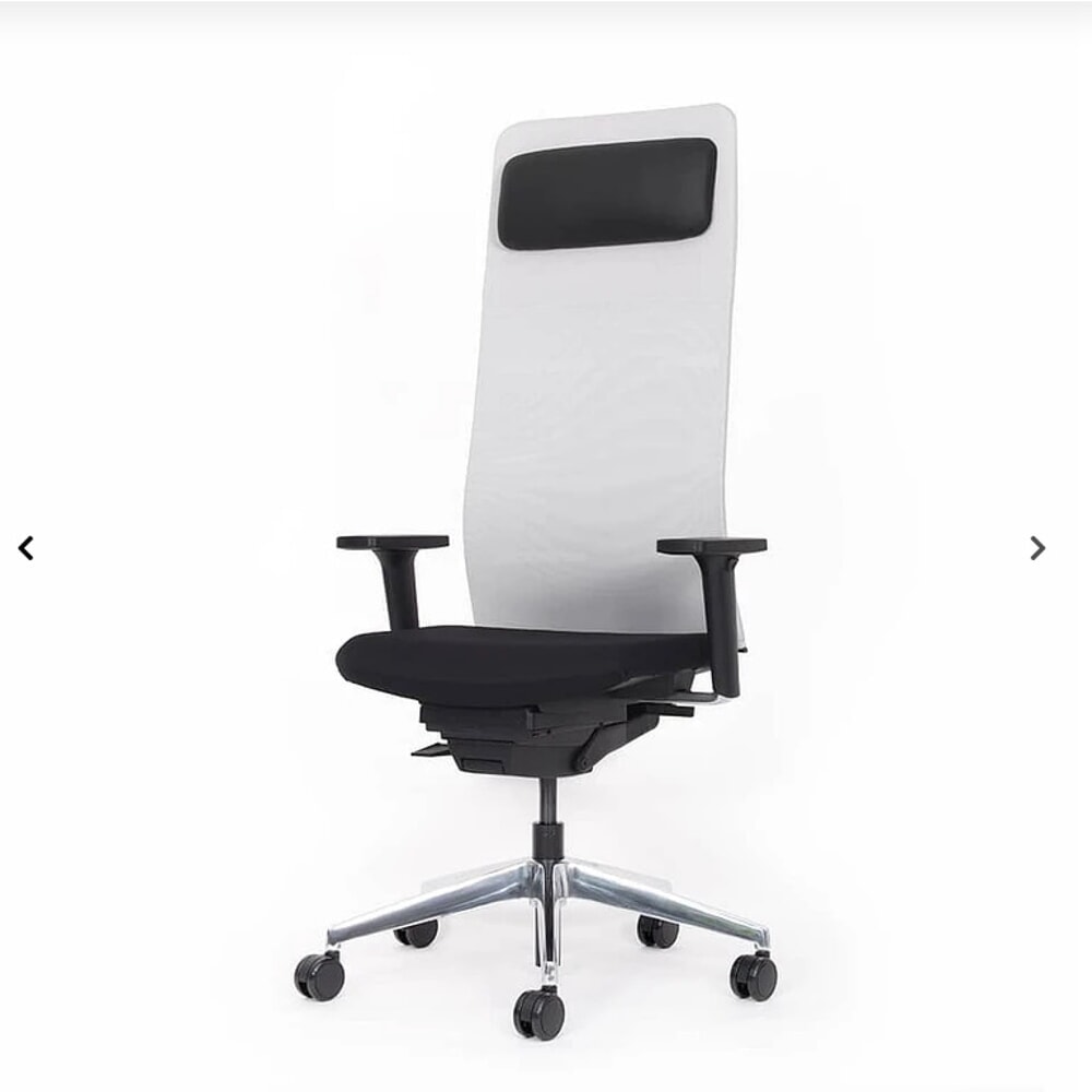 lento agilis matrix MT14 Bürostuhl, 100% Polyester, hellgrau / schwarz