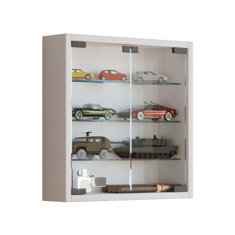 VCM Wandvitrine Mandosa S, weiss