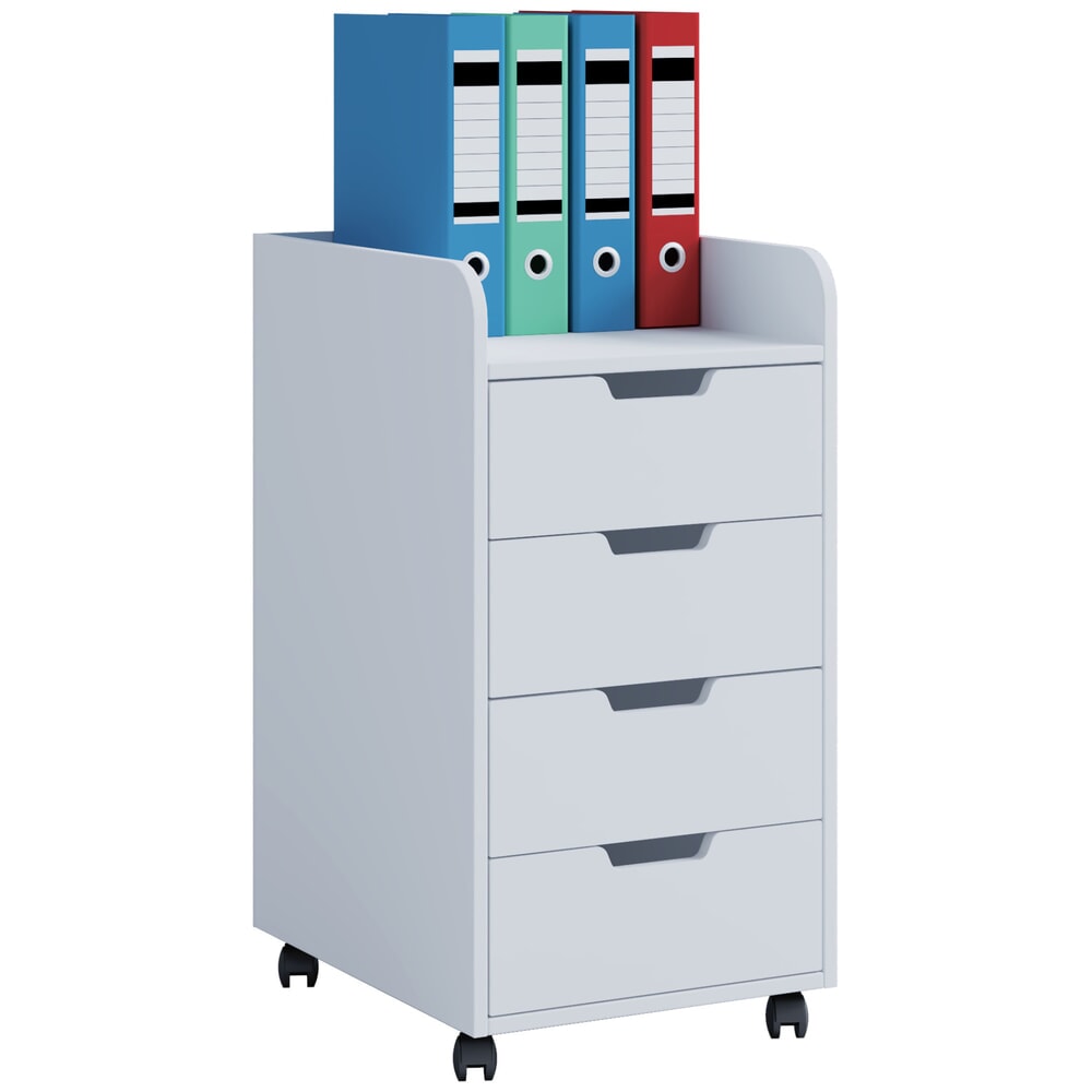 VCM Rollcontainer Konal Maxi, weiss
