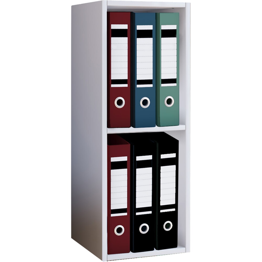 VCM Büro-Regal Offas 2-Fach, weiss