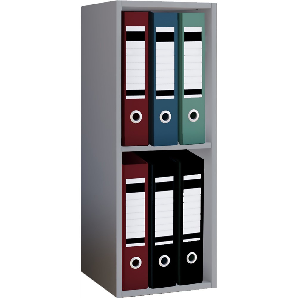 VCM Büro-Regal Offas 2-Fach, grau