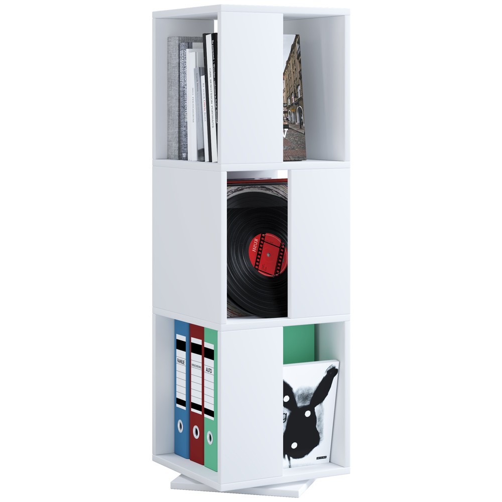 VCM Drehregal Stifta XL, weiss