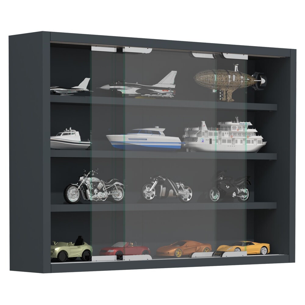 VCM Wandvitrine Agisa M, anthrazit