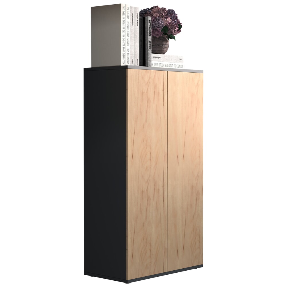 VCM Büroschrank Dalosa 3-Fach, Honig-Eiche