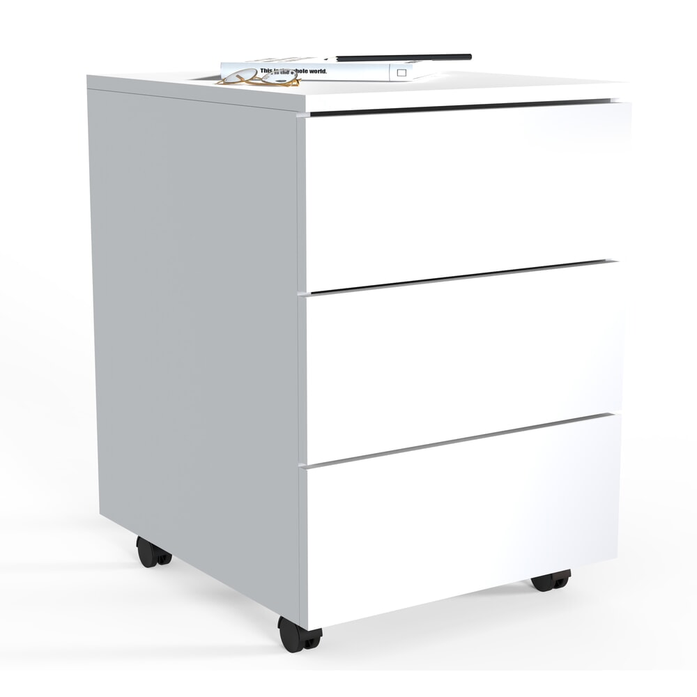 VCM Rollcontainer Dalosa 45 3-SB, weiss