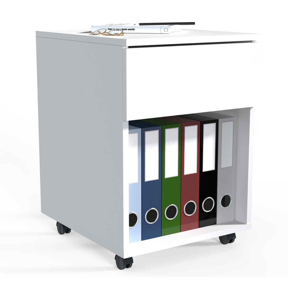 VCM Rollcontainer Dalosa 45 1-SB, weiss