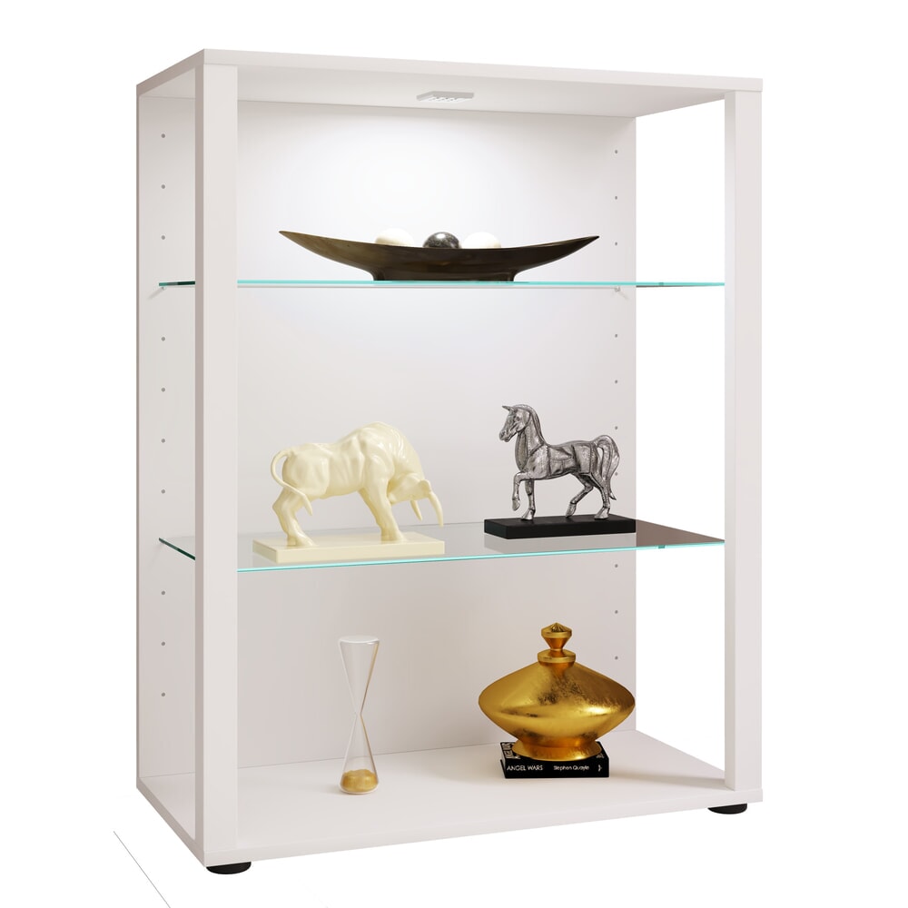 VCM Vitrine Glasol XL, weiss