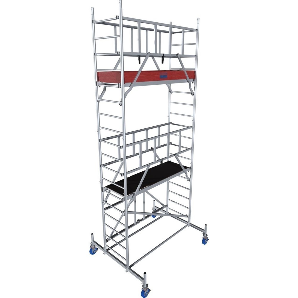 KRAUSE® MONTO Alu-Faltgerüst ProTec XS, Arbeitshöhe 5.800 mm