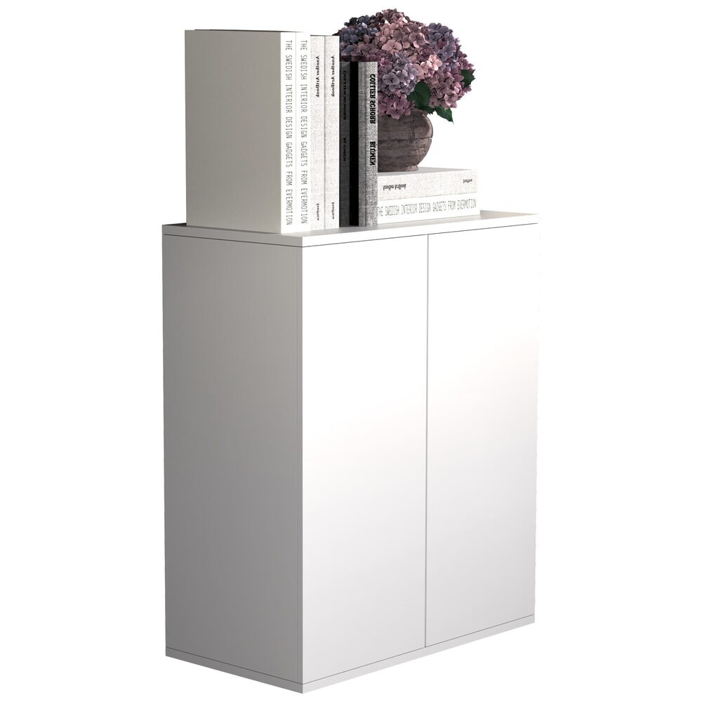 VCM Büroschrank Dalosa 2-Fach, weiss
