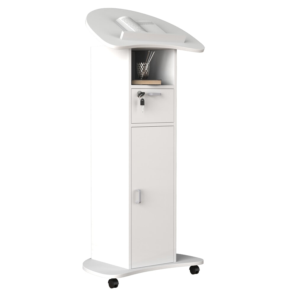 VCM Rollpult Redola L, weiss