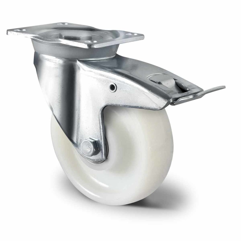 Lenkrolle mit Totalfeststeller ø 125 mm Serie Z0Z0 Doppelkugellager