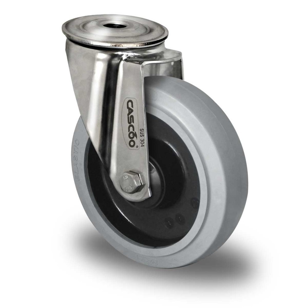 Rückenlochlenkrolle ø 100 mm Serie R4E2 Kugellager Edelstahl
