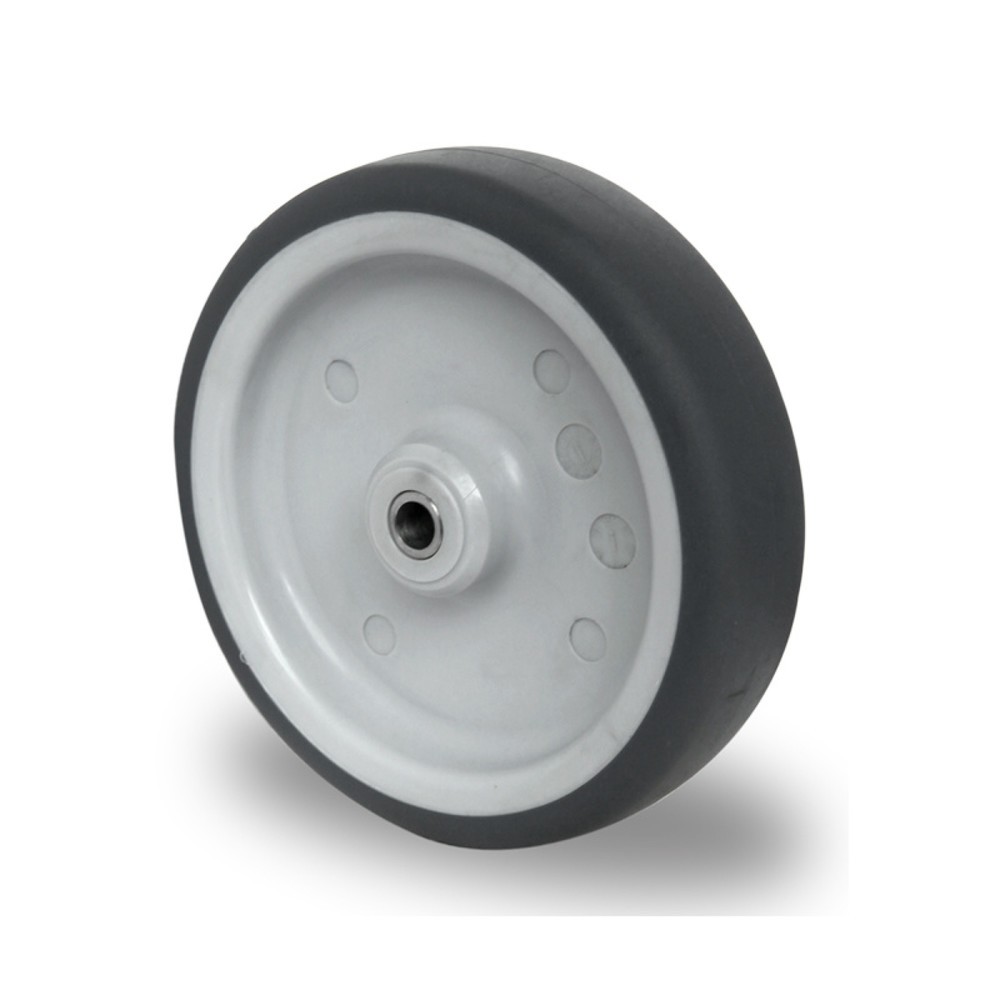 Rad ø 80 mm Serie P2W2 Gleitlager Edelstahl
