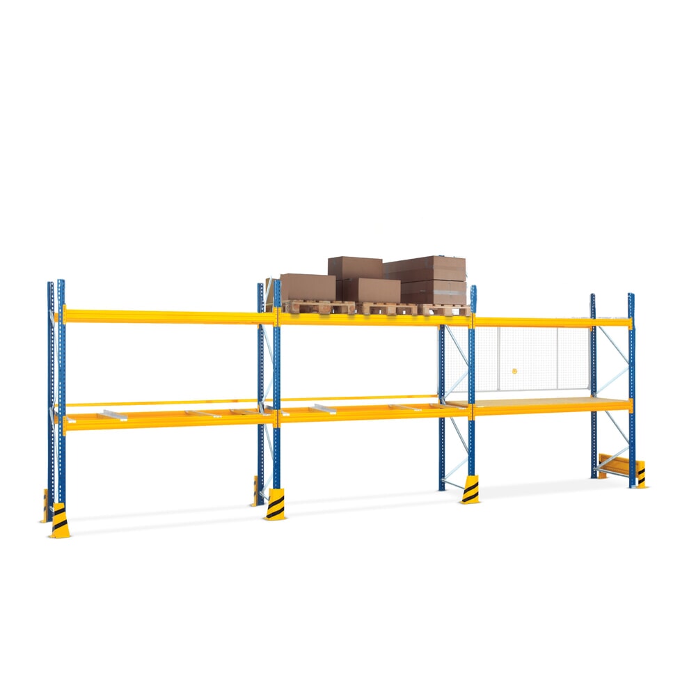 Jungheinrich™ Palettenregale Typ MPB, Fachlast 3000 kg, 27 Palettenplätze, 3 m Höhe, 3 Felder