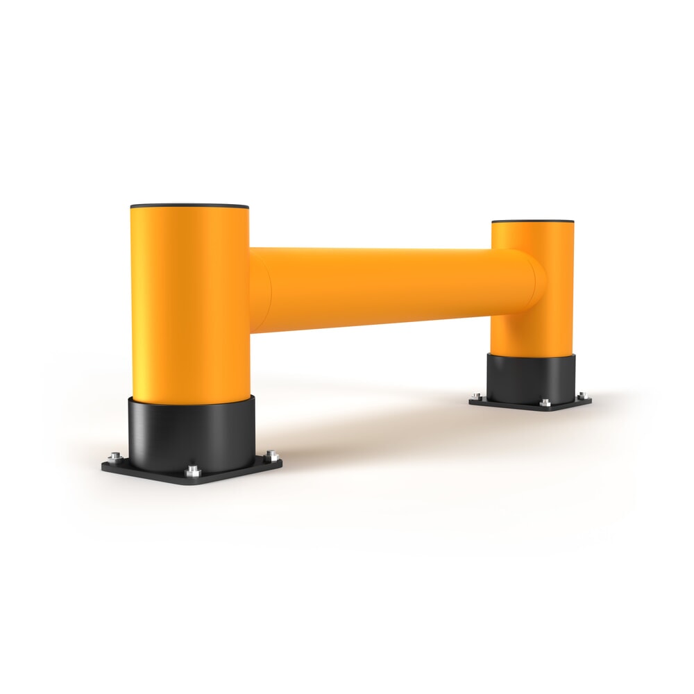 A.M.P.E.R.E. Regalendschutz Rack Mammut®, Einzelplanke, Länge 1.200 mm
