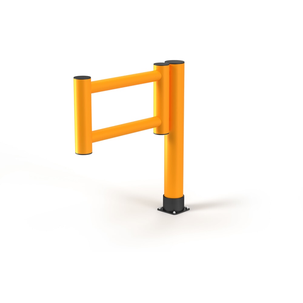 A.M.P.E.R.E. Schwingtür Rack Mammut® für Rammschutzgeländer Rack Mammut®, Innen- und Außenbereich Anschlag rechts, HxL 1.100 x 1.000 mm