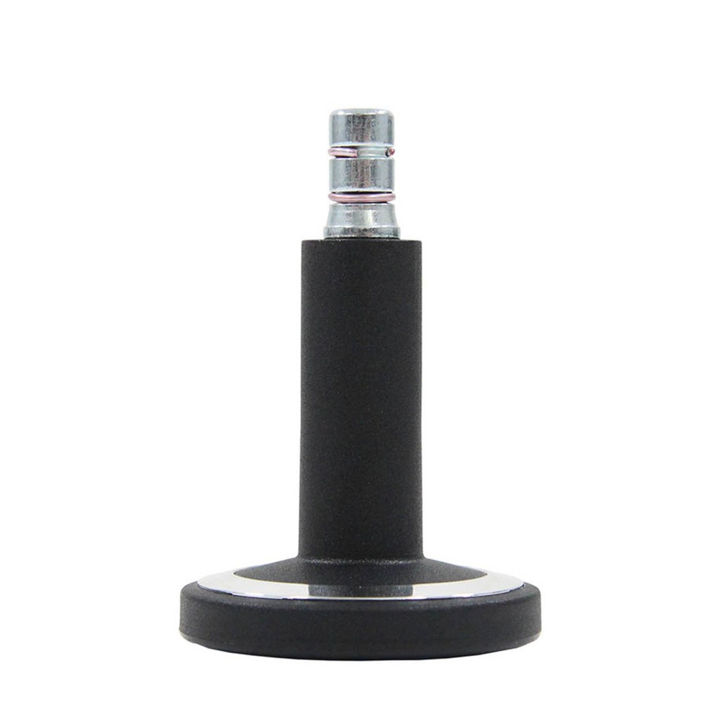 hjh OFFICE 5x Bodengleiter STATO-M Stift 11 mm / 60 mm Standfüsse, (5er Pack), schwarz/chrom