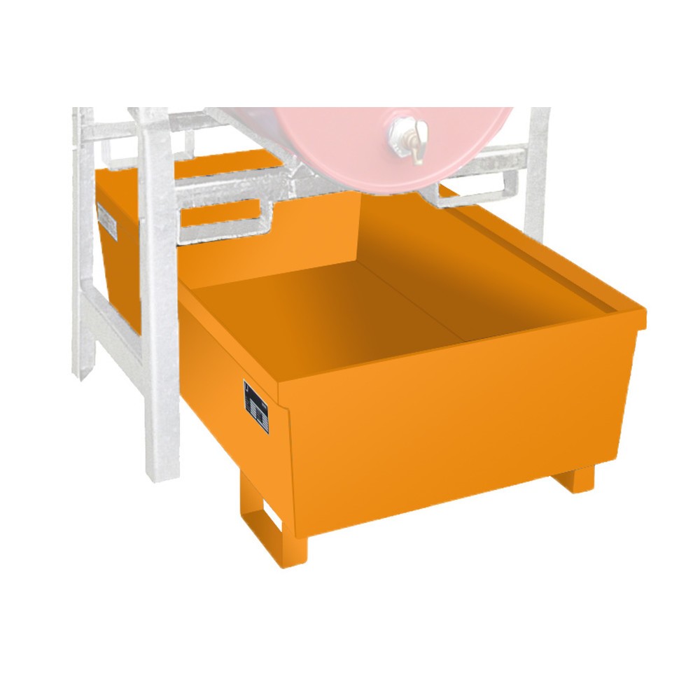 Bauer® Fassregal-Auffangwanne FRA-1, lackiert, Gelborange